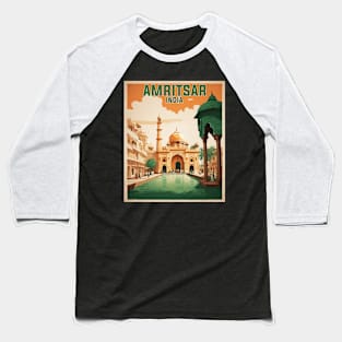 Amritsar India Vintage Tourism Travel Baseball T-Shirt